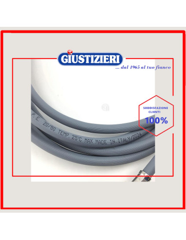 tubo carico pvc 6m con pipa