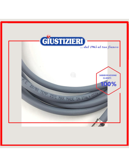 tubo carico pvc 6m con pipa