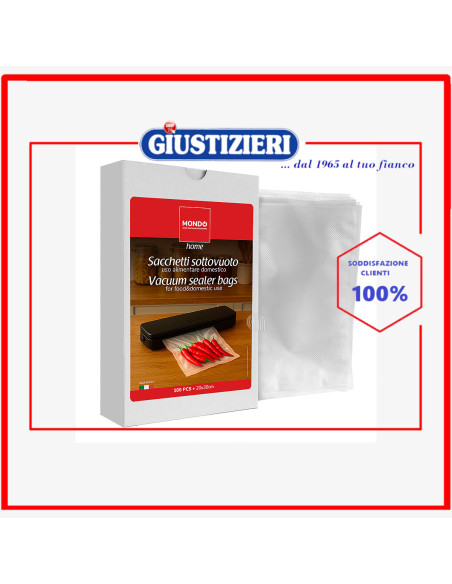sacchetti sottovuoto per alimenti 20x30