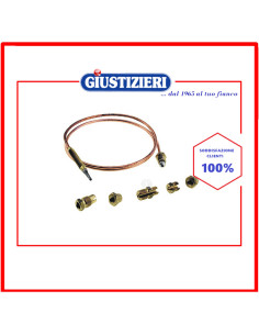 kit termocoppia con raccordi 150cm piano cottura universale