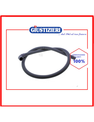 tubo scarico con pipa 2,5m 90° lavatrice universale
