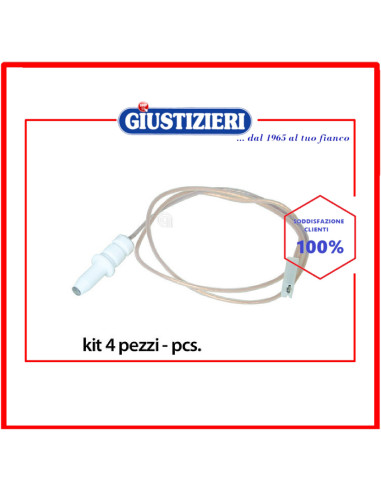 kit candeletta accensione piano cottura ilve 4 pezzi