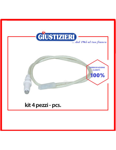 kit candeletta accensione piano cottura lofra 4 pezzi
