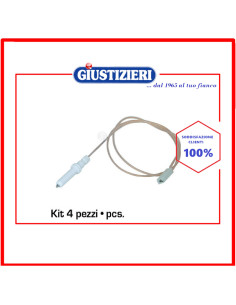 kit candeletta accensione piano cottura nardi 4 pezzi