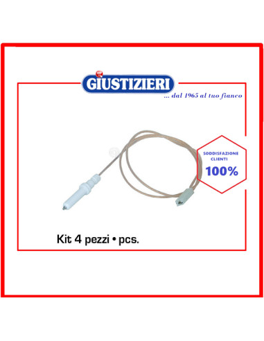 kit candeletta accensione piano cottura nardi 4 pezzi