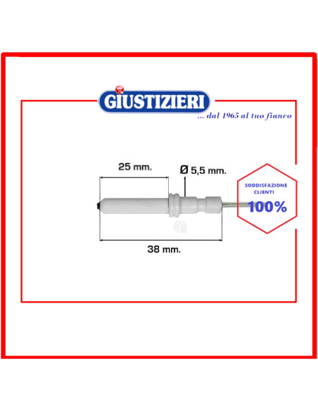 kit candeletta accensione piano cottura nardi 4 pezzi