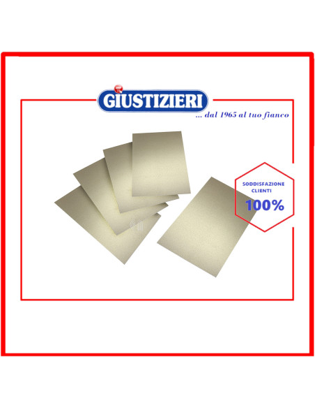 set 5 fogli mica 205x130x0,4mm forno a microonde universale