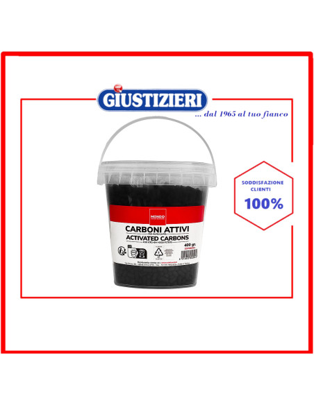 carbone attivo 0.4kg mondo cappa aspirante universale