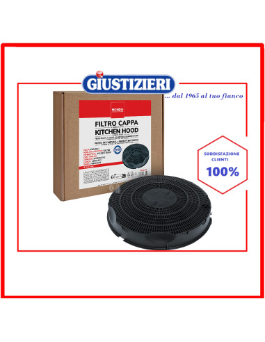 filtro carbone circolare type 30 f00208/s mondo cappa aspirante elica electrolux