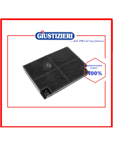 set 2 filtro carbone rettangolare mondo cappa aspirante faber ariston