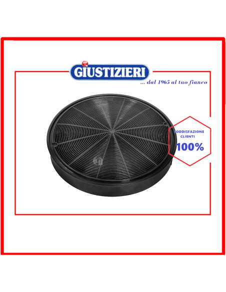 set 2 filtro carbone circolare eff62 mondo cappa aspirante faber franke electrolux