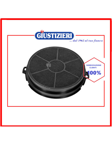 set 2 filtro carbone circolare eff73 mondo cappa aspirante bompani faber smeg
