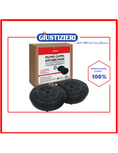 set 2 filtro carbone circolare type 57 v400 mondo cappa aspirante electrolux elica whirlpool