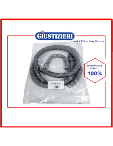 kit tubo scarico con supporto 1,5m lavatrice universale