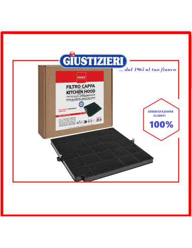 filtro carbone rettangolare type 16 f16cs mondo cappa aspirante electrolux elica
