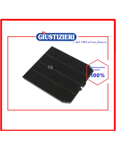 filtro carbone rettangolare type 3 mondo cappa aspirante candy