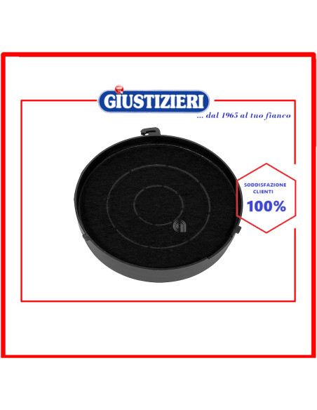 set 2 filtro carbone circolare type 6 mondo cappa aspirante airlux