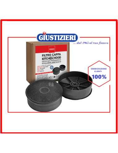 set 2 filtro carbone circolare f21 mondo cappa aspirante electrolux faber