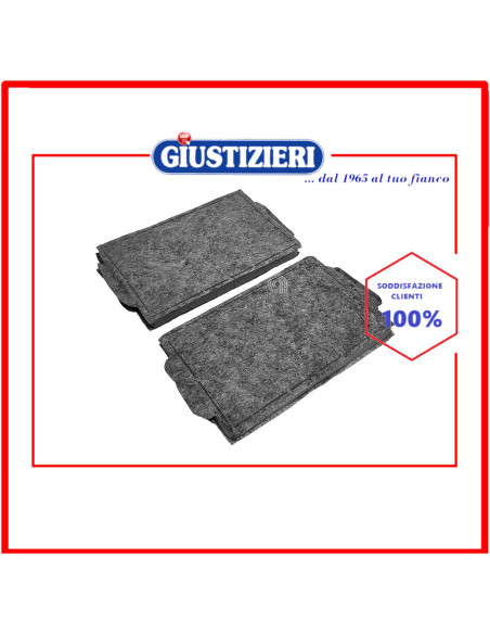 set 2 filtro carbone rettangolare mondo cappa aspirante compatibile con miele