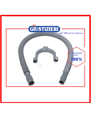 kit tubo scarico estensibile 0,8 - 3m lavatrice universale