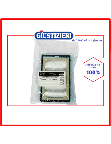 filtro hepa rettangolare aspirapolvere philips