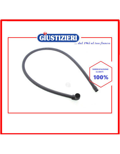 tubo scarico con pipa 1,5m 90° lavatrice universale