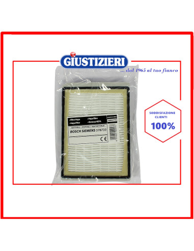filtro hepa rettangolare aspirapolvere bosch