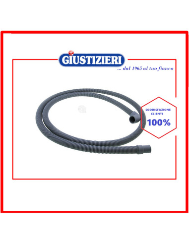tubo scarico con pipa 2,5m 90° lavatrice sangiorgio