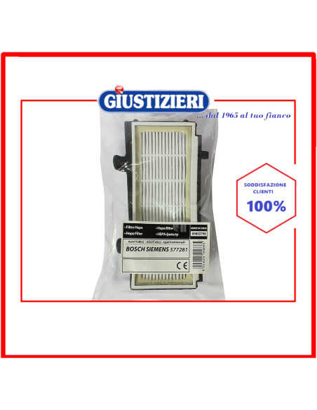 filtro hepa rettangolare h11 aspirapolvere bosch