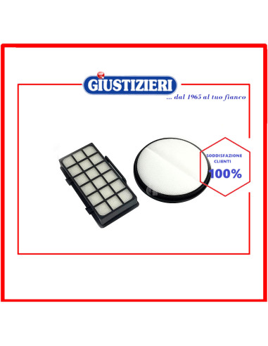 kit filtro rettangolare + filtro rotondo mondo aspirapolvere rowenta