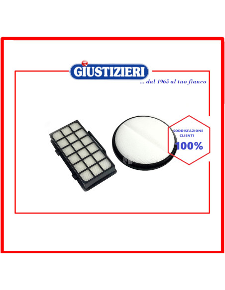 kit filtro rettangolare + filtro rotondo mondo aspirapolvere rowenta