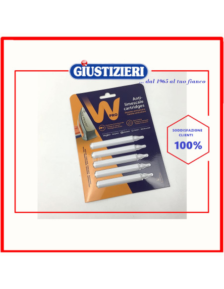 set 5 capsule anticalcare originale ferro da stiro whirlpool