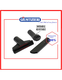 set bocchetta spazzola aspirapolvere universale