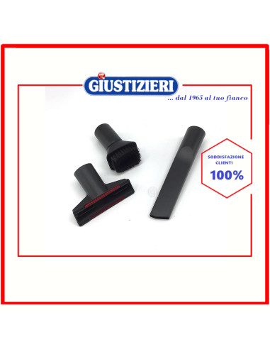 set bocchetta spazzola aspirapolvere universale