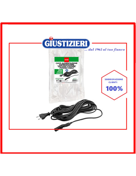cavo alimentazione 10m vk200 vk220s mondo aspirapolvere vorwerk-folletto