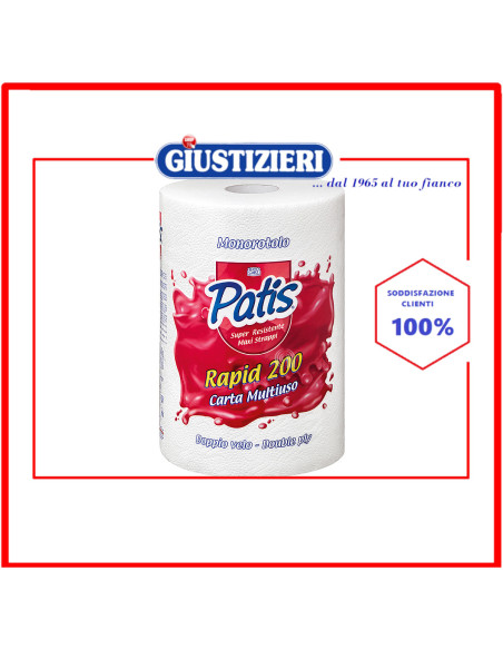 carta asciugatutto patis casa 200 strappi