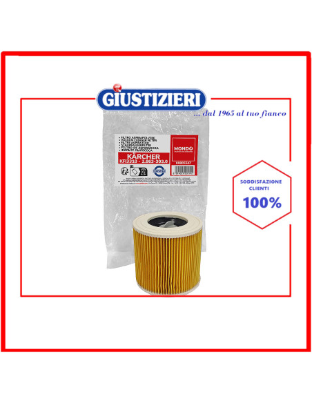 filtro conico mondo aspirapolvere karcher