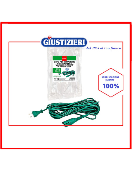 cavo alimentazione 10m vk130 vk131 mondo aspirapolvere vorwerk-folletto