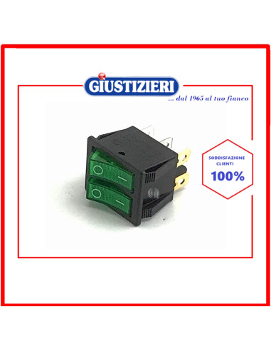 interruttore doppio luminoso piccolo elettrodomestico universale