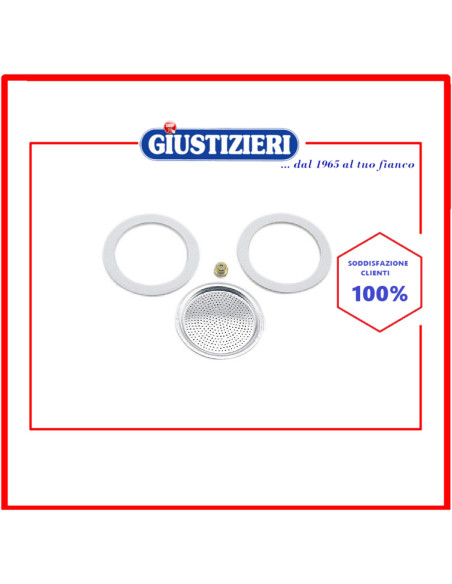 kit manutenzione per caffettiera 3 tazze