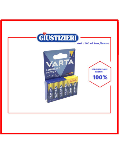 varta alcalina high energy aa 6pz
